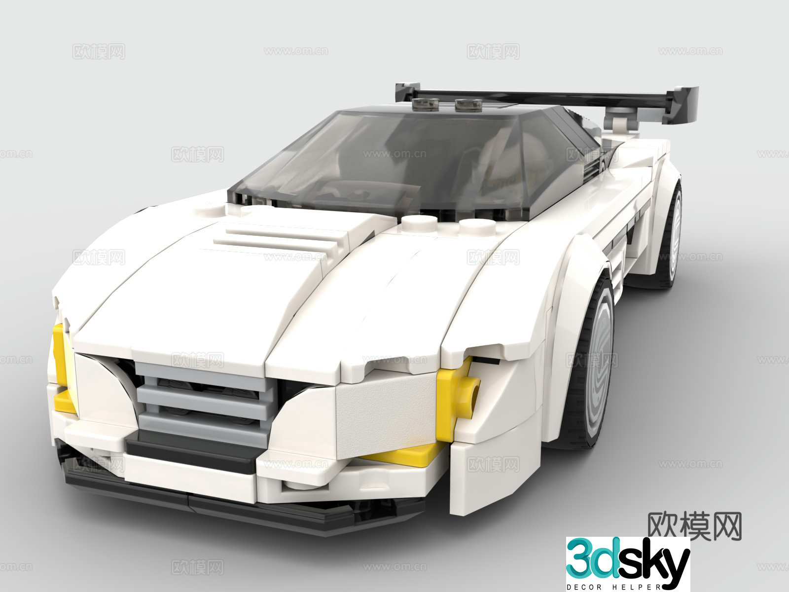 LEGO LEGO toys sports car car vehicle supercar 3d model