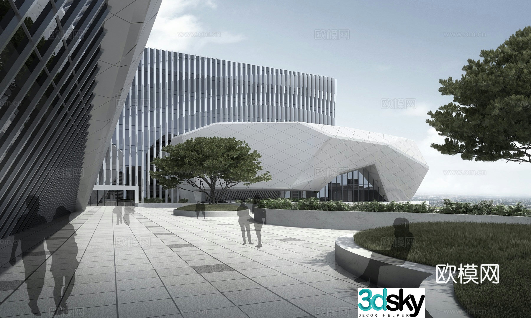 3D model of the appearance of the National Activity Center