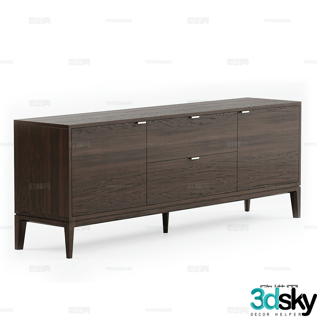 New Chinese style TV cabinet 3d model
