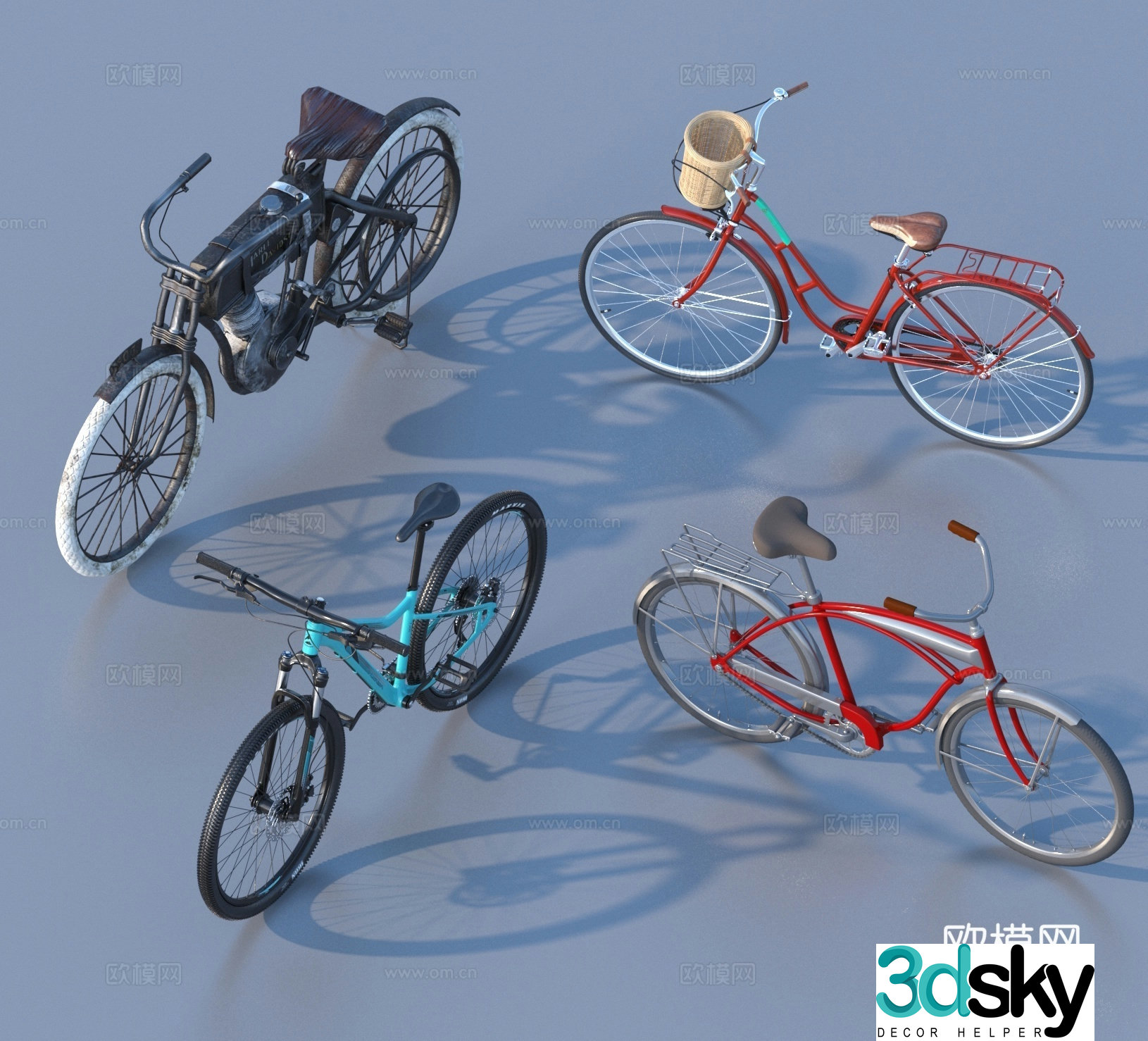 bicycle bicycle chain bicycle 3d model