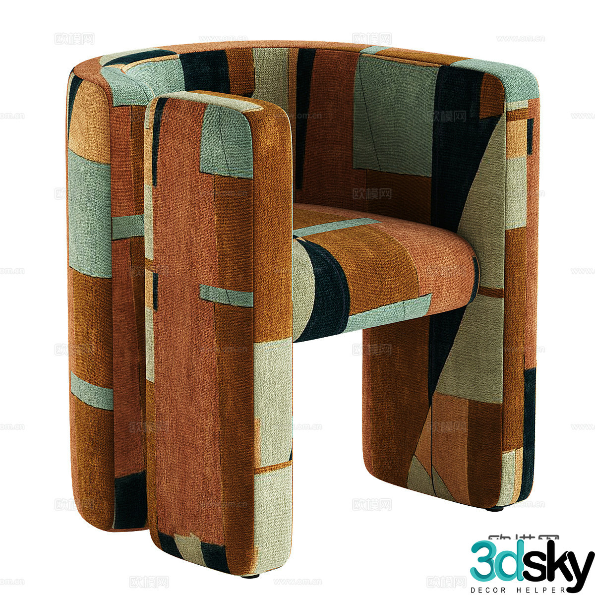 Sofa chair leisure chair 3d model