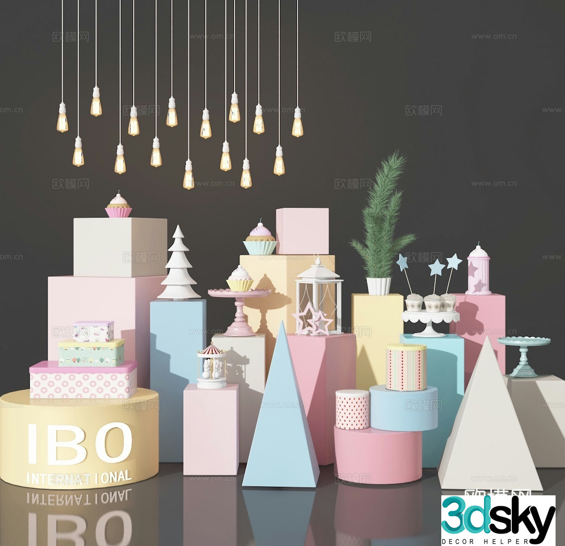 Commercial presentation 3D model