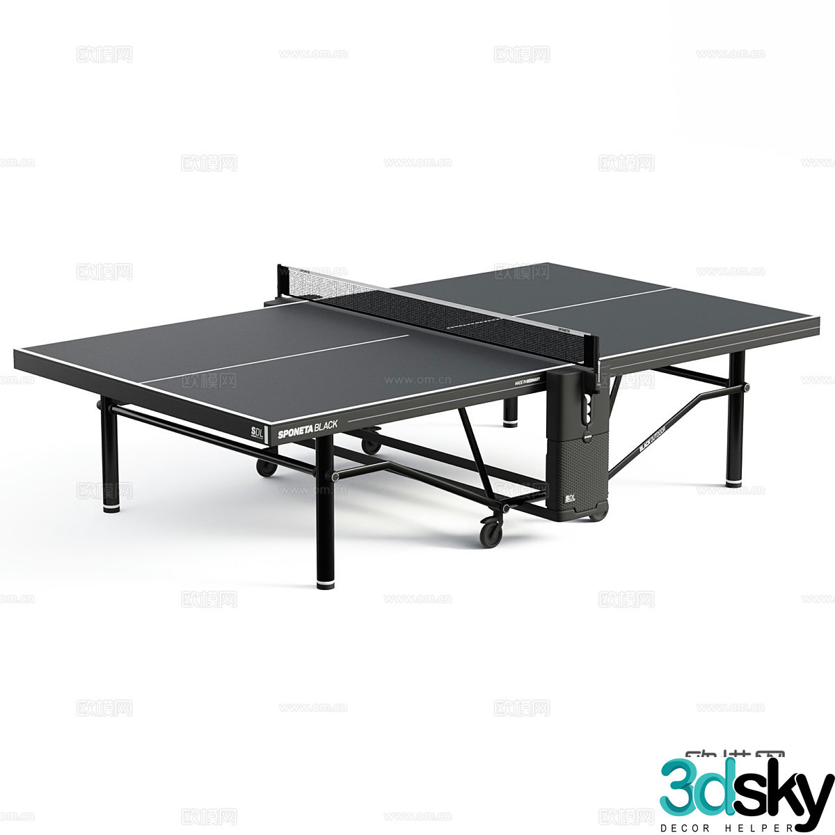 ping pong table 3d model