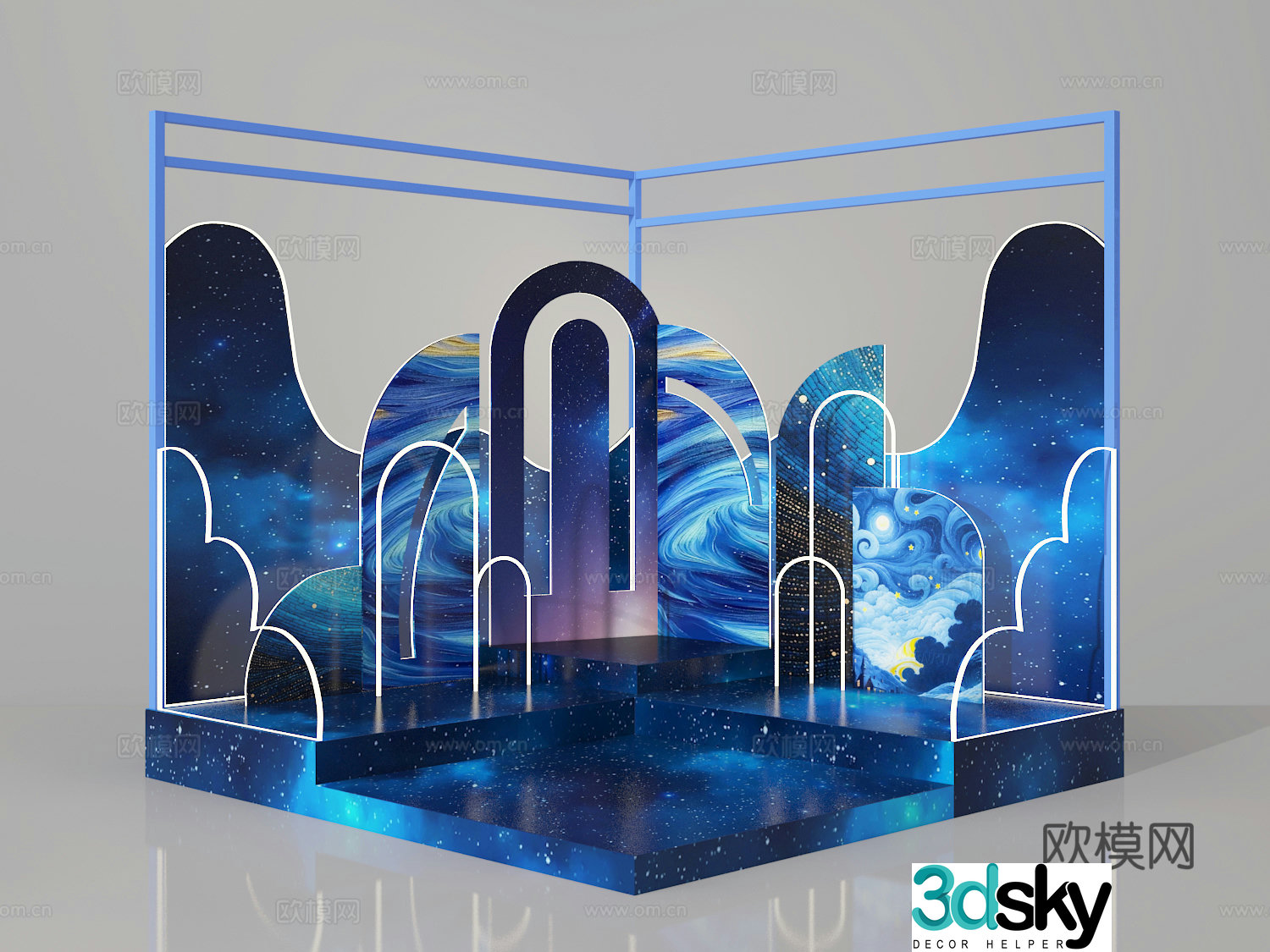 Commercial presentation 3D model