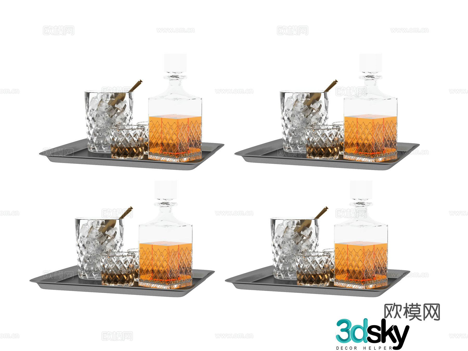 food wine wine plate 3d model
