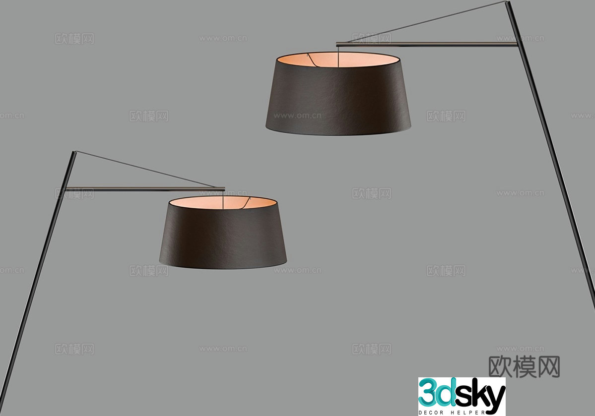 Modern floor lamp 3d model