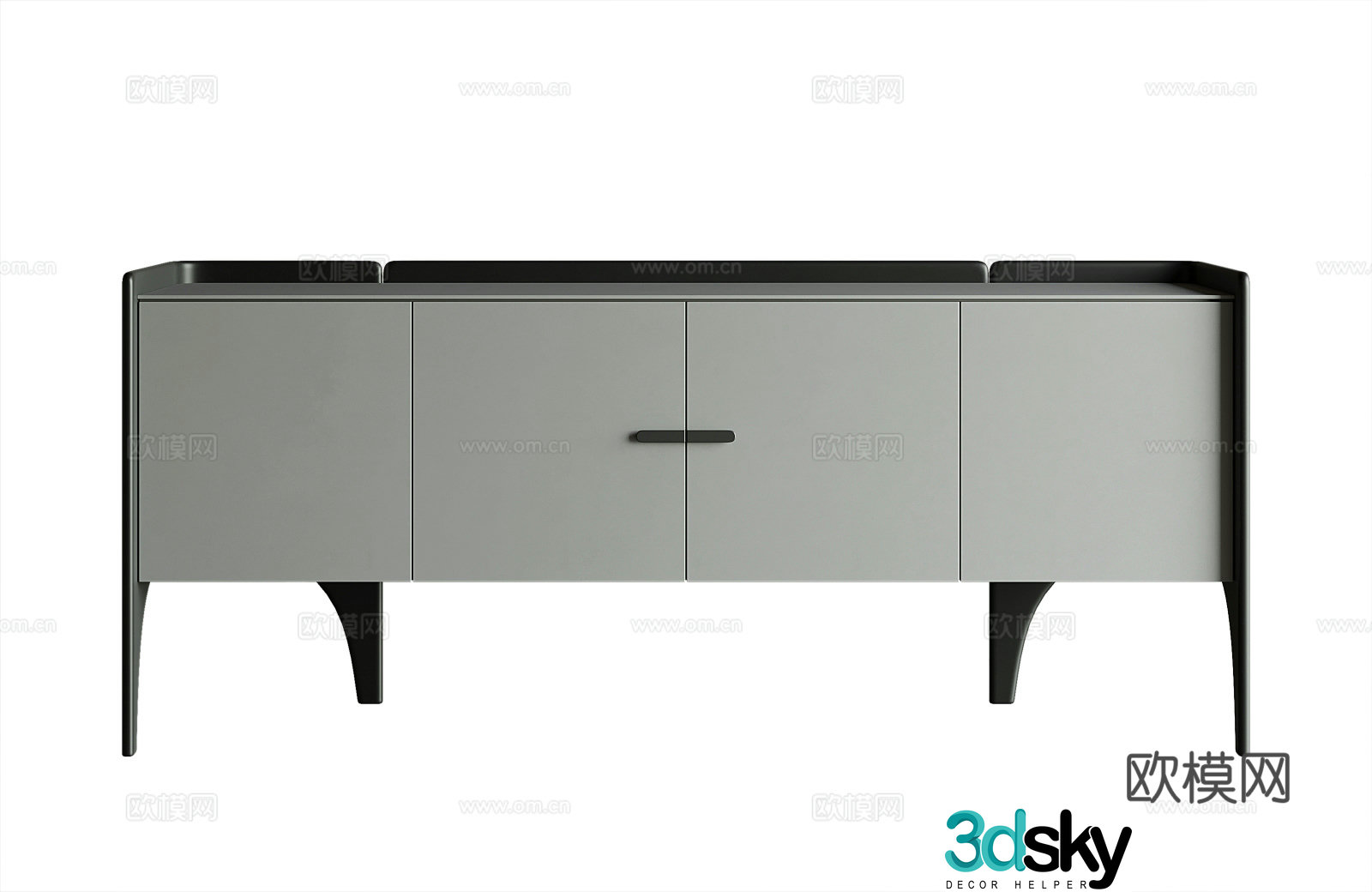 Modern TV cabinet 3d model