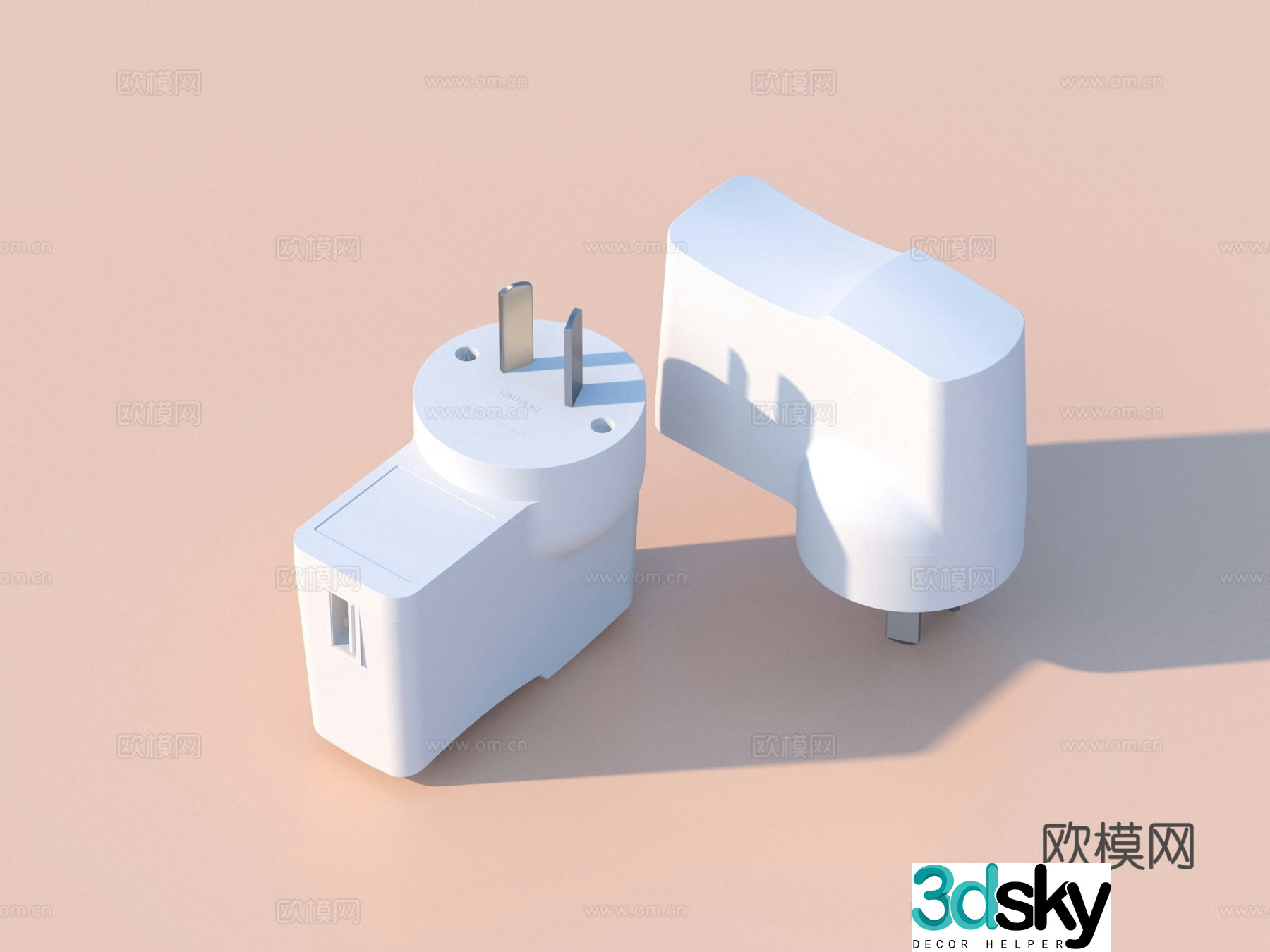 Charging head charger mobile phone charging head 3d model