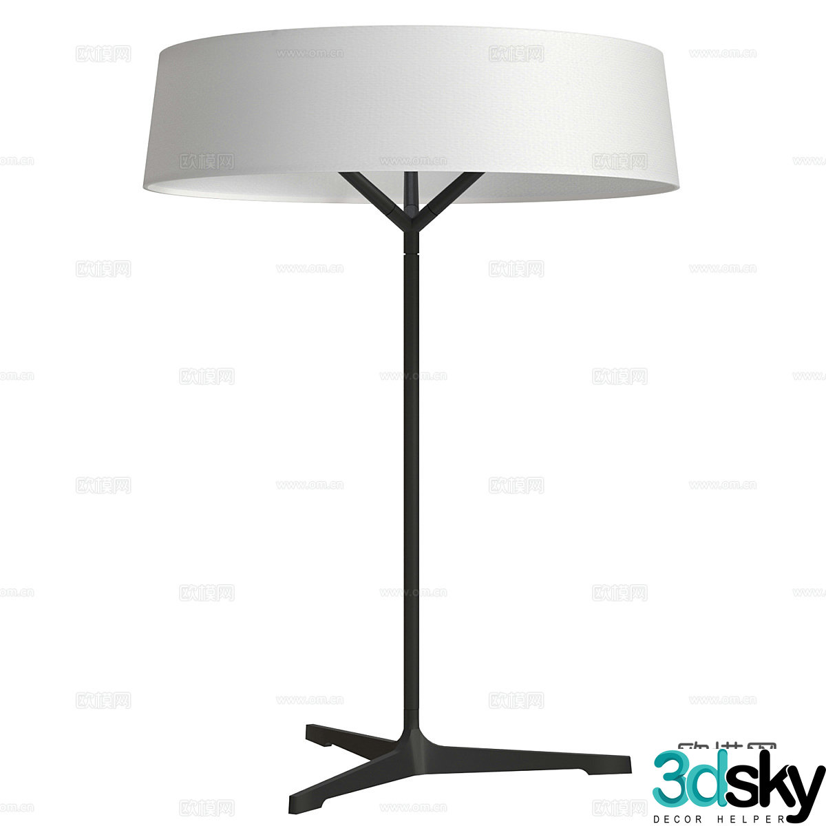 Modern floor lamp 3d model