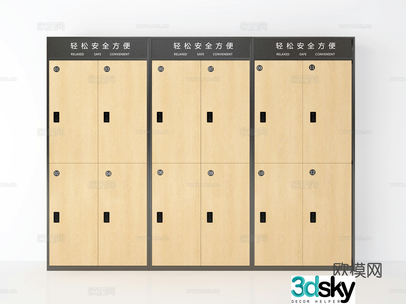 locker locker locker 3d model