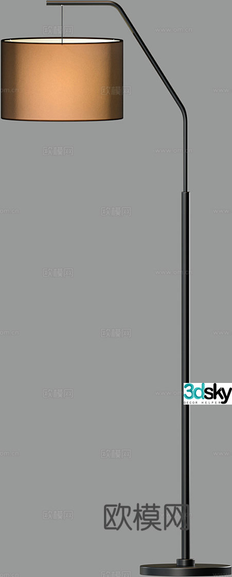 Modern floor lamp 3d model