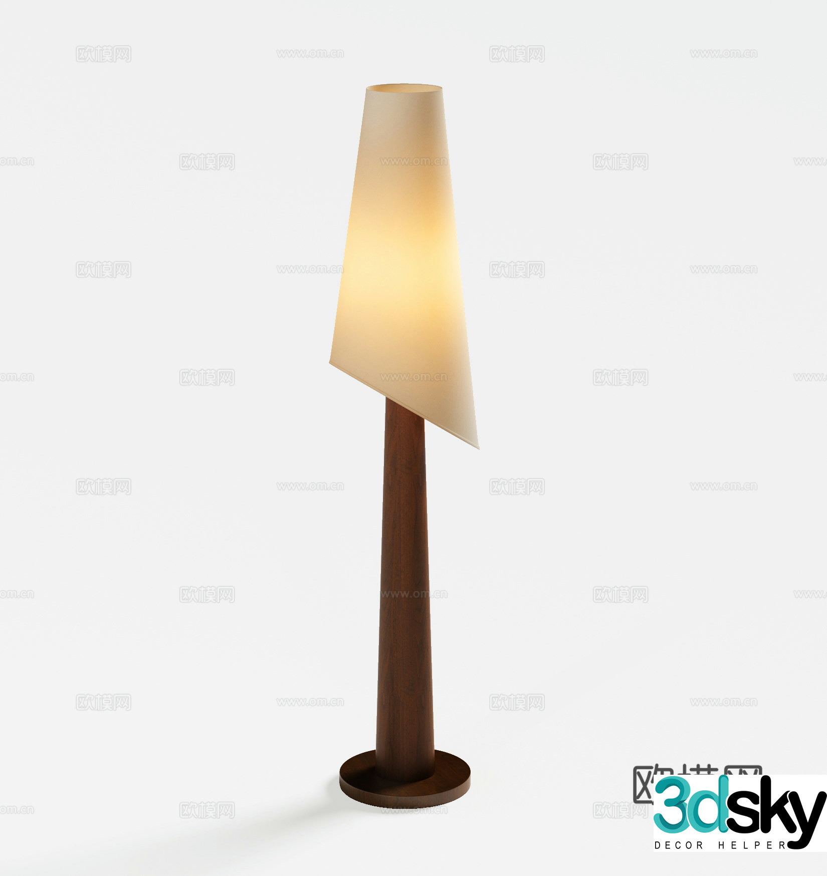 Modern floor lamp 3d model