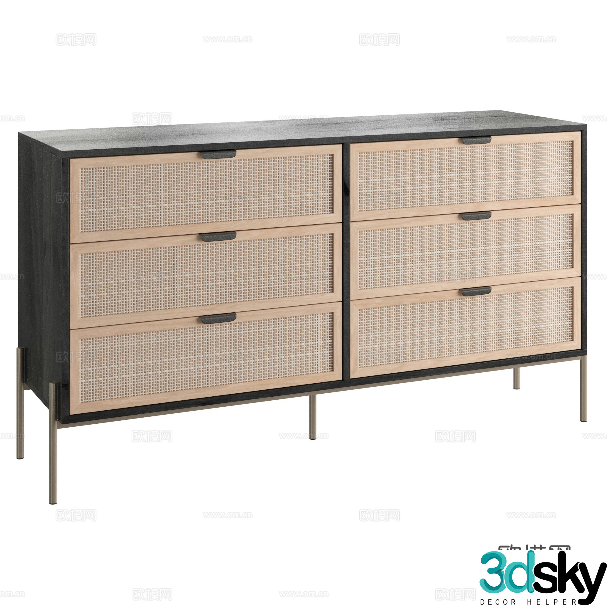 Wabi-sabi chest 3d model