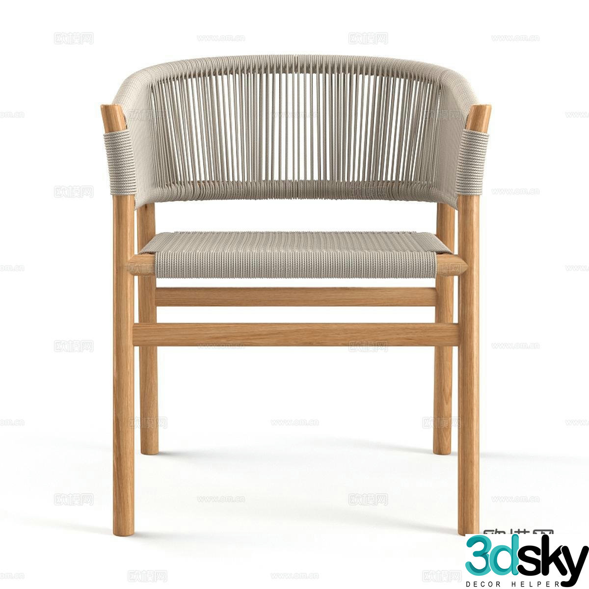 CO9 design Nordic chair dining chair 3d model