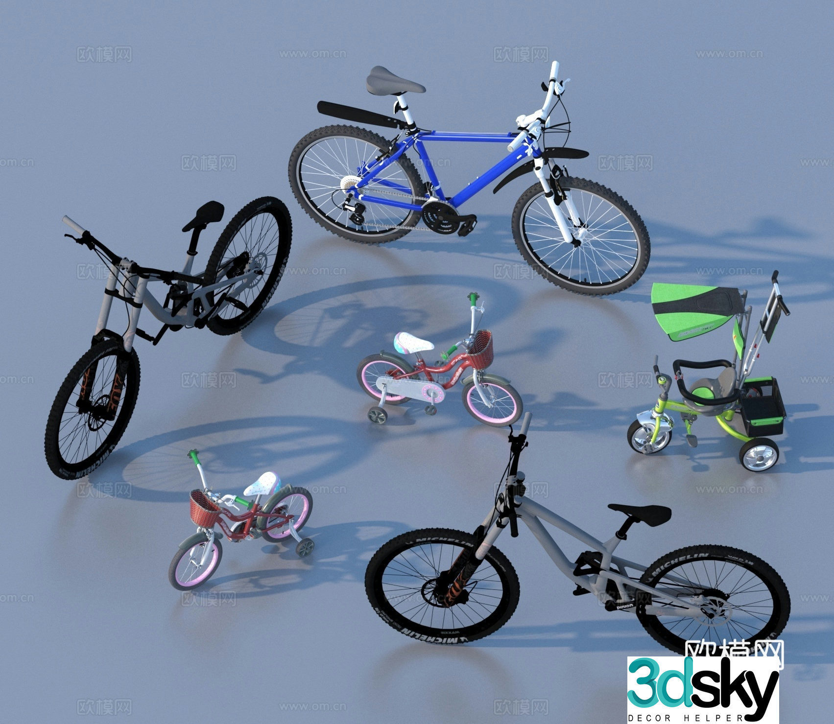 bicycle bicycle chain bicycle 3d model