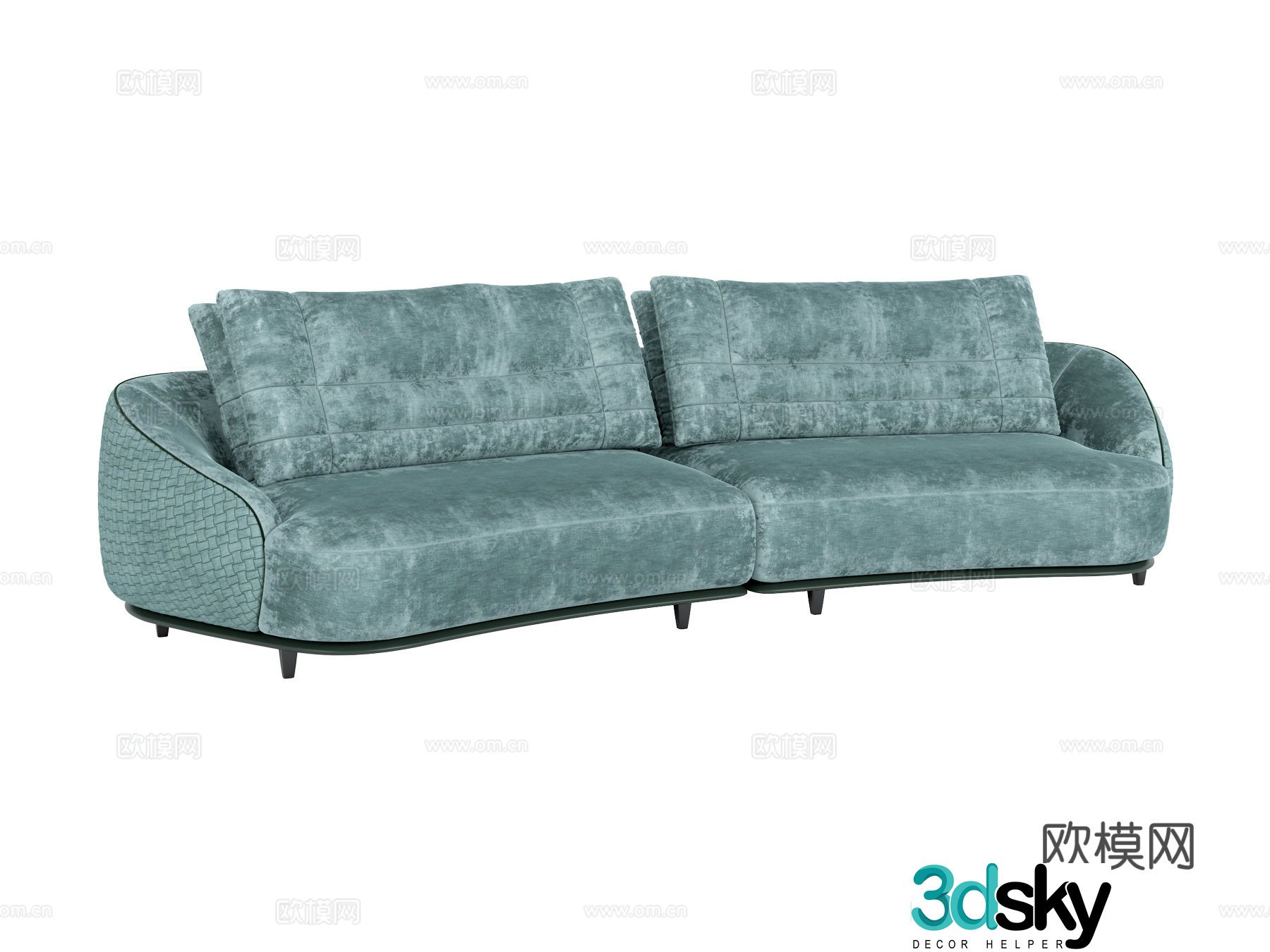 visionnaire loveseat 3d model