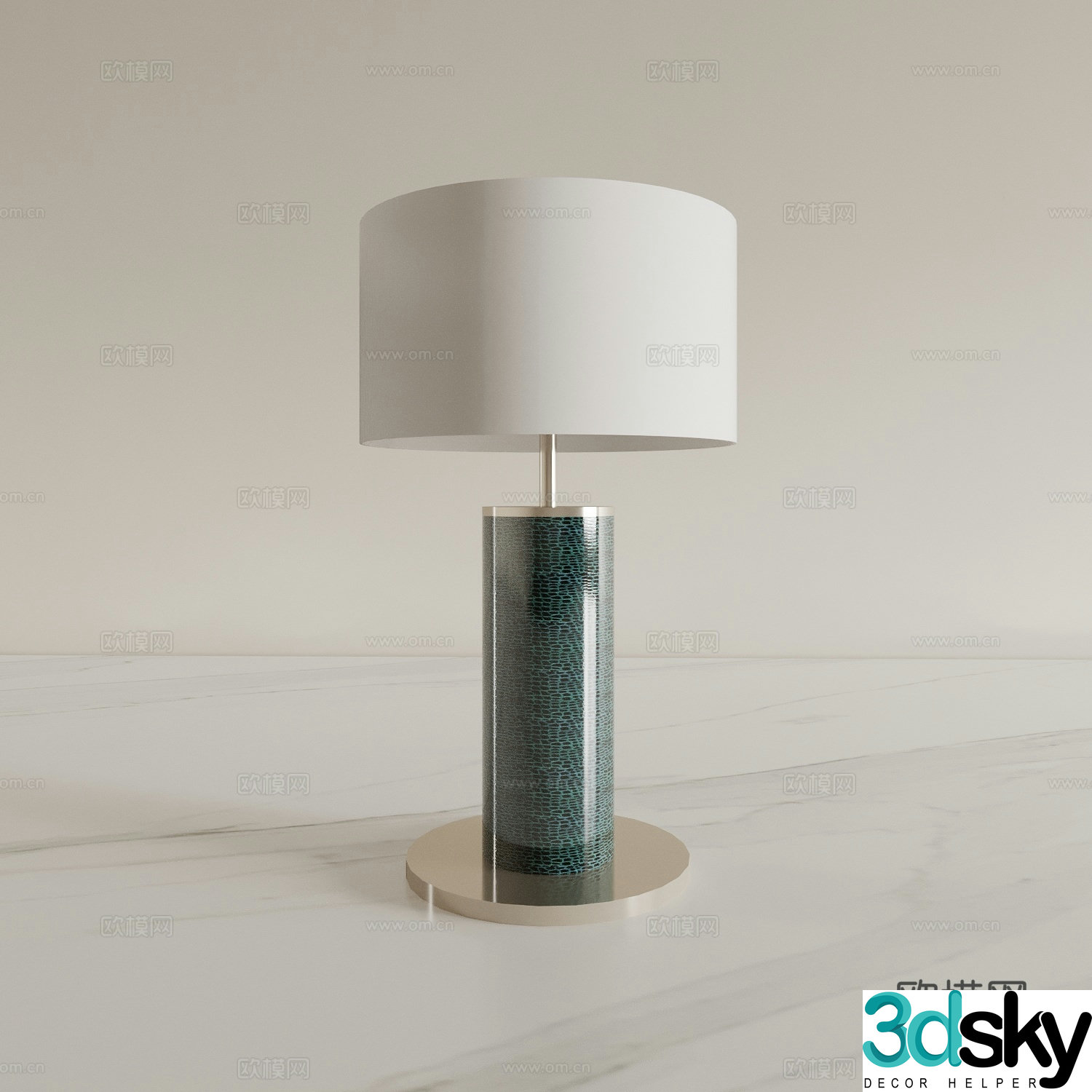 Modern bedside lamp night lamp desk lamp 3d model