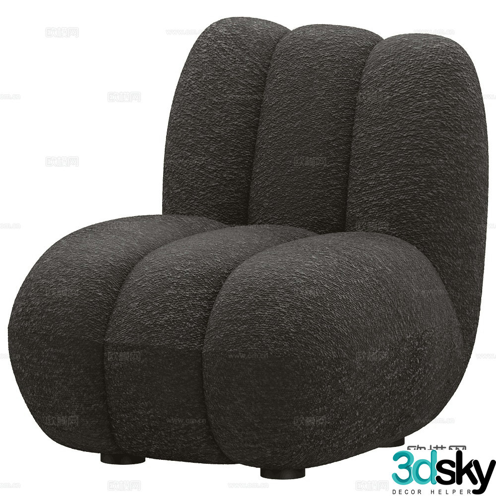 Copenhagen lounge sofa 3d model