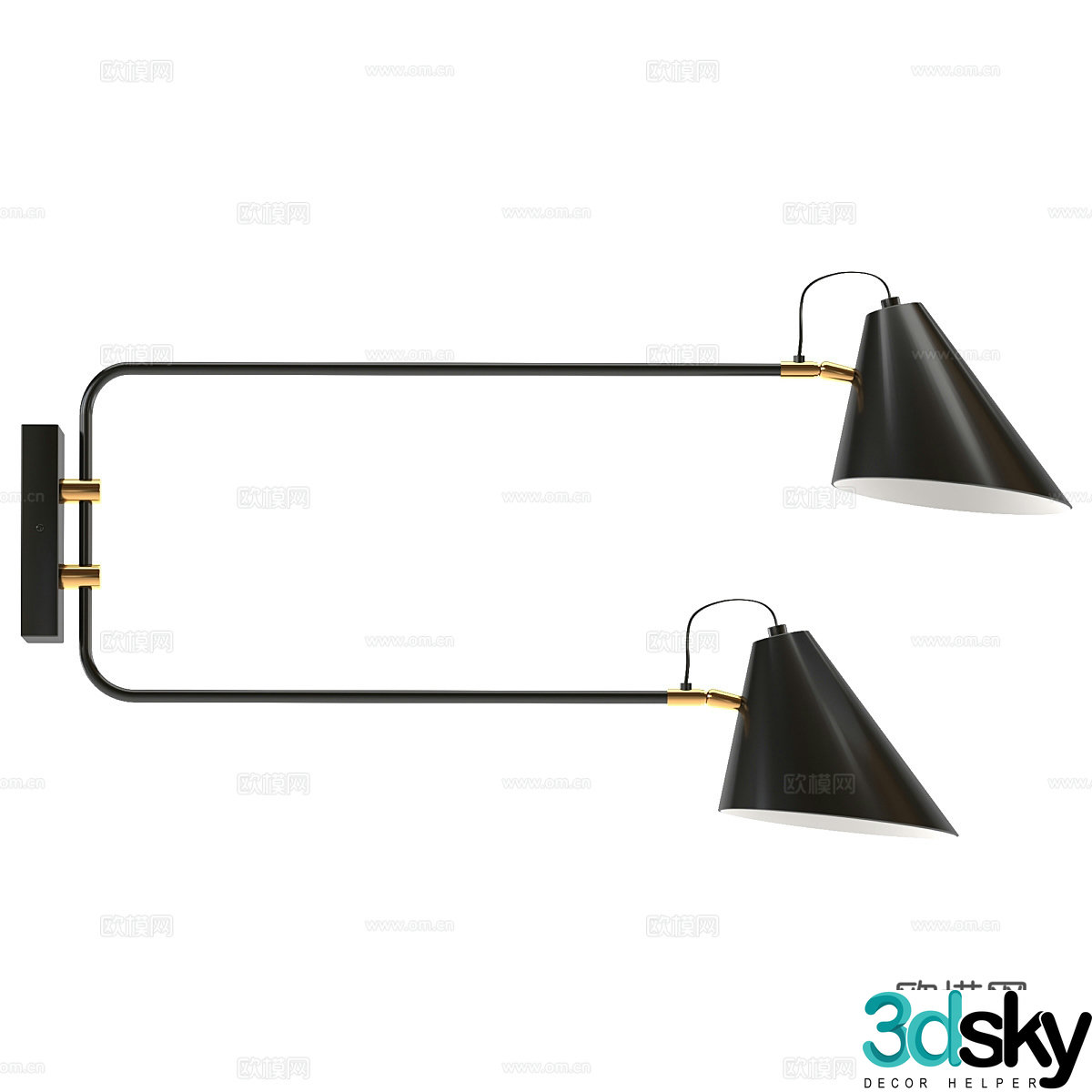 wall lamp 3d model