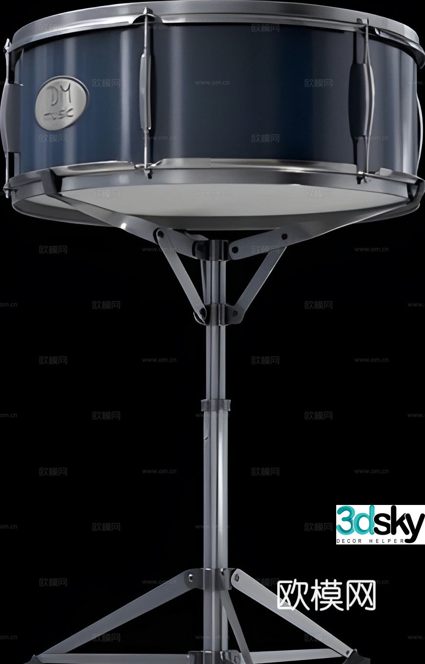 Drum set 3d model