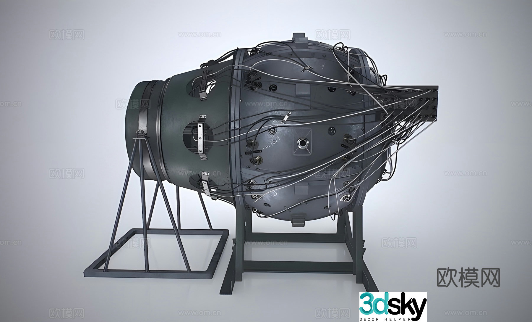 sci-fi weapon 3d model