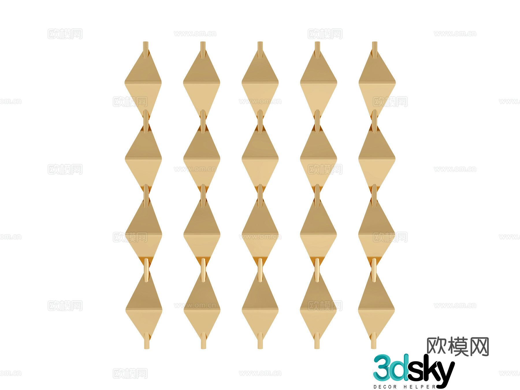 visionnaire wall lamp 3d model
