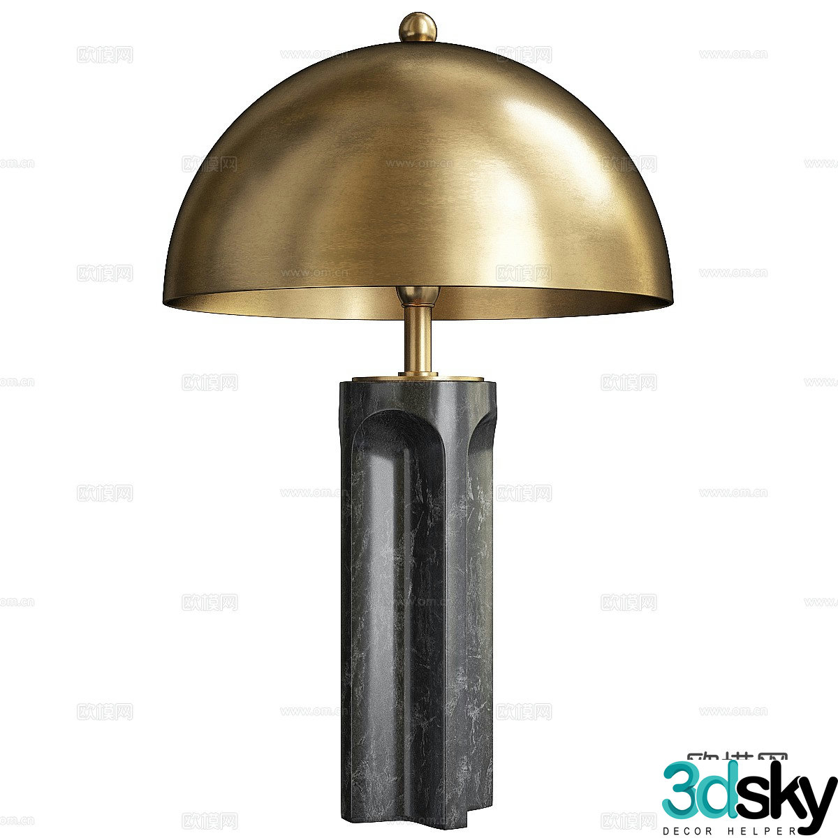 Creative desk lamp artistic desk lamp 3d model