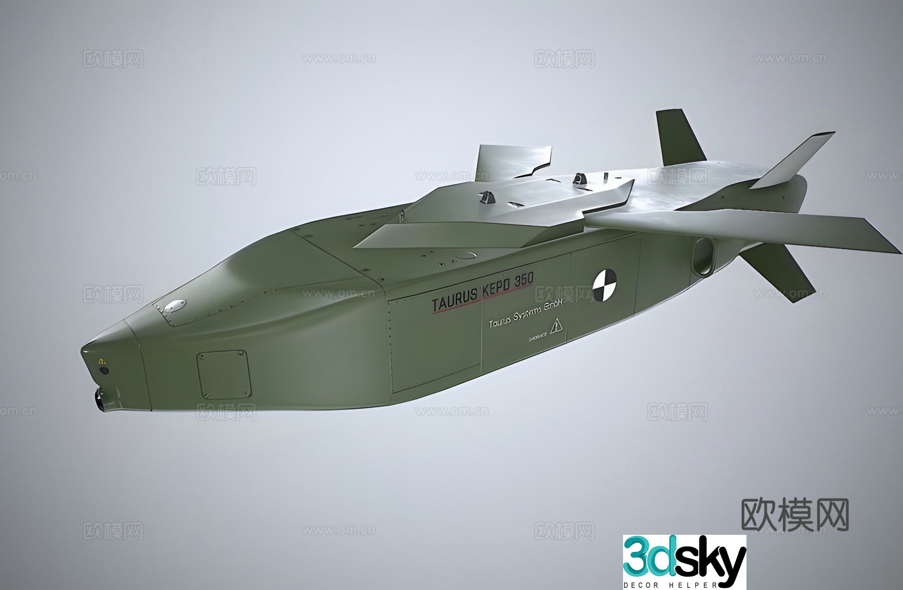 cruise missile 3d model