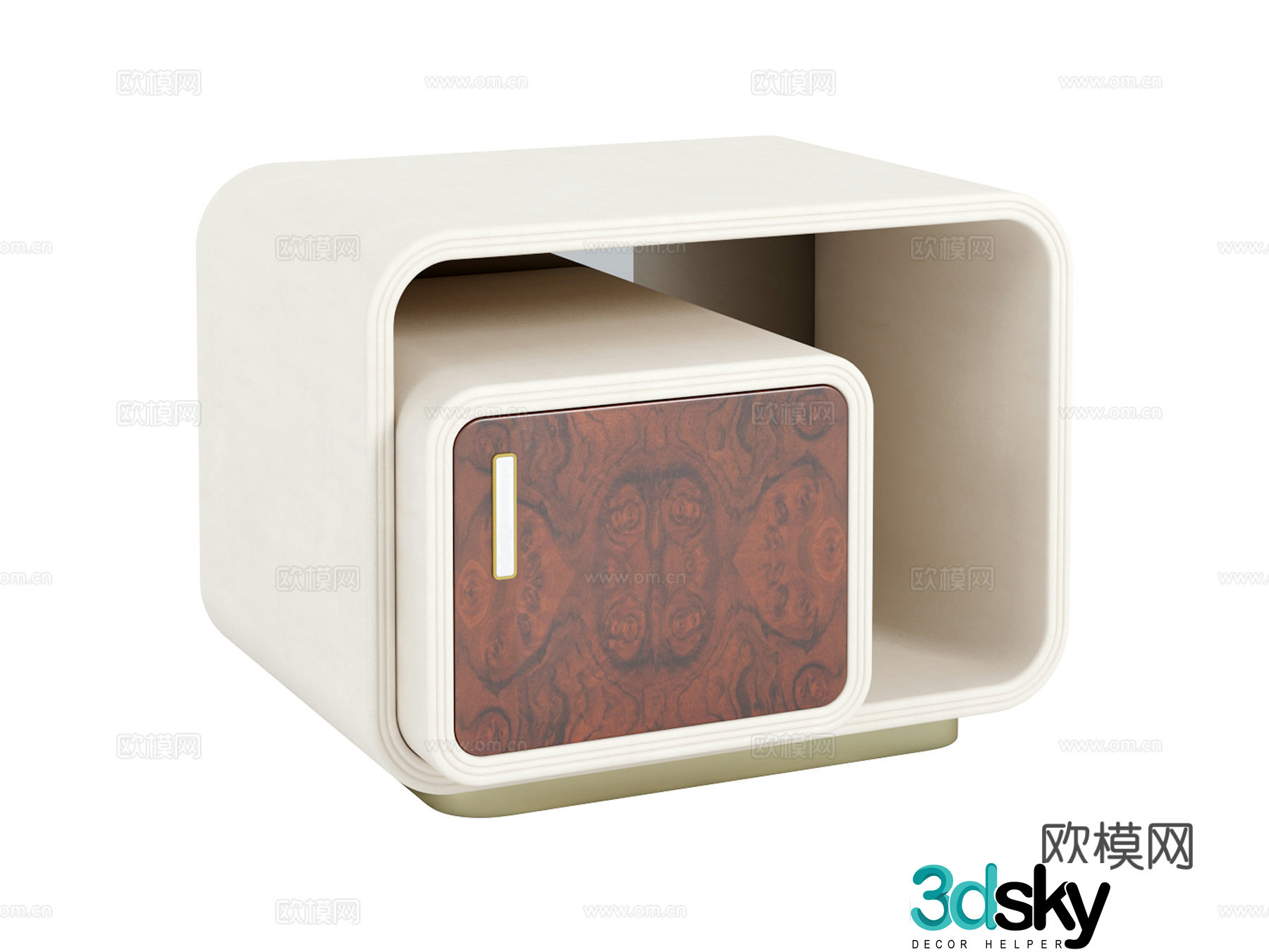 visionnaire bedside table 3d model