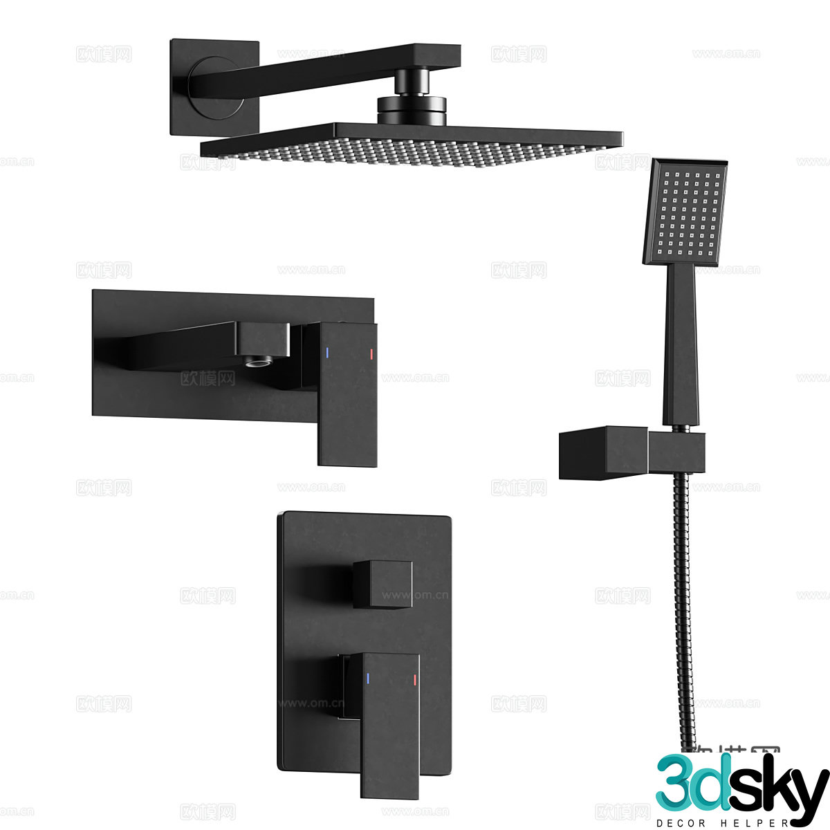 shower head shower head 3d model