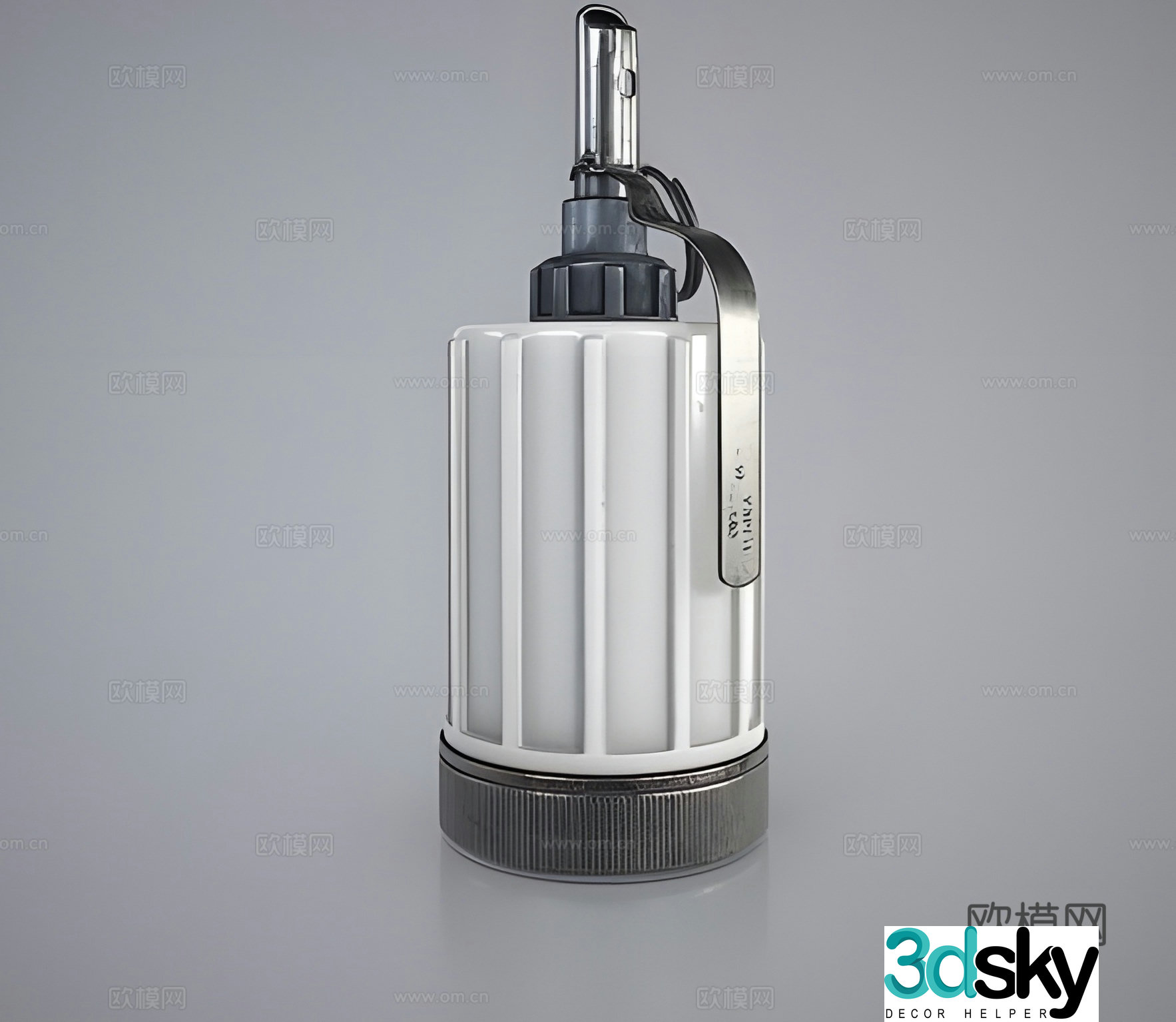 grenade smoke bomb 3d model