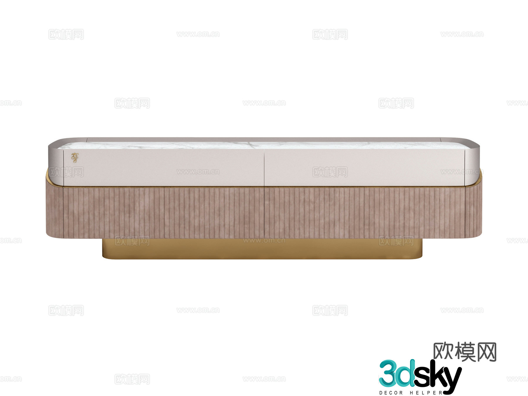 visionnaire entrance cabinet 3d model