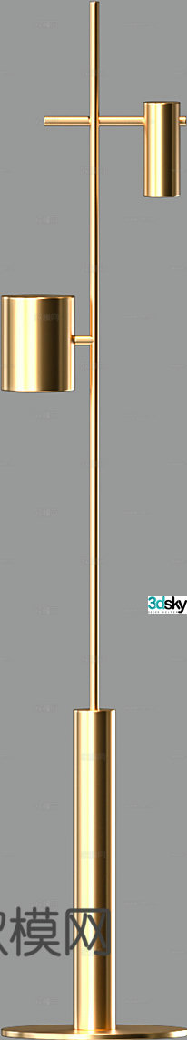Light luxury floor lamp 3D model