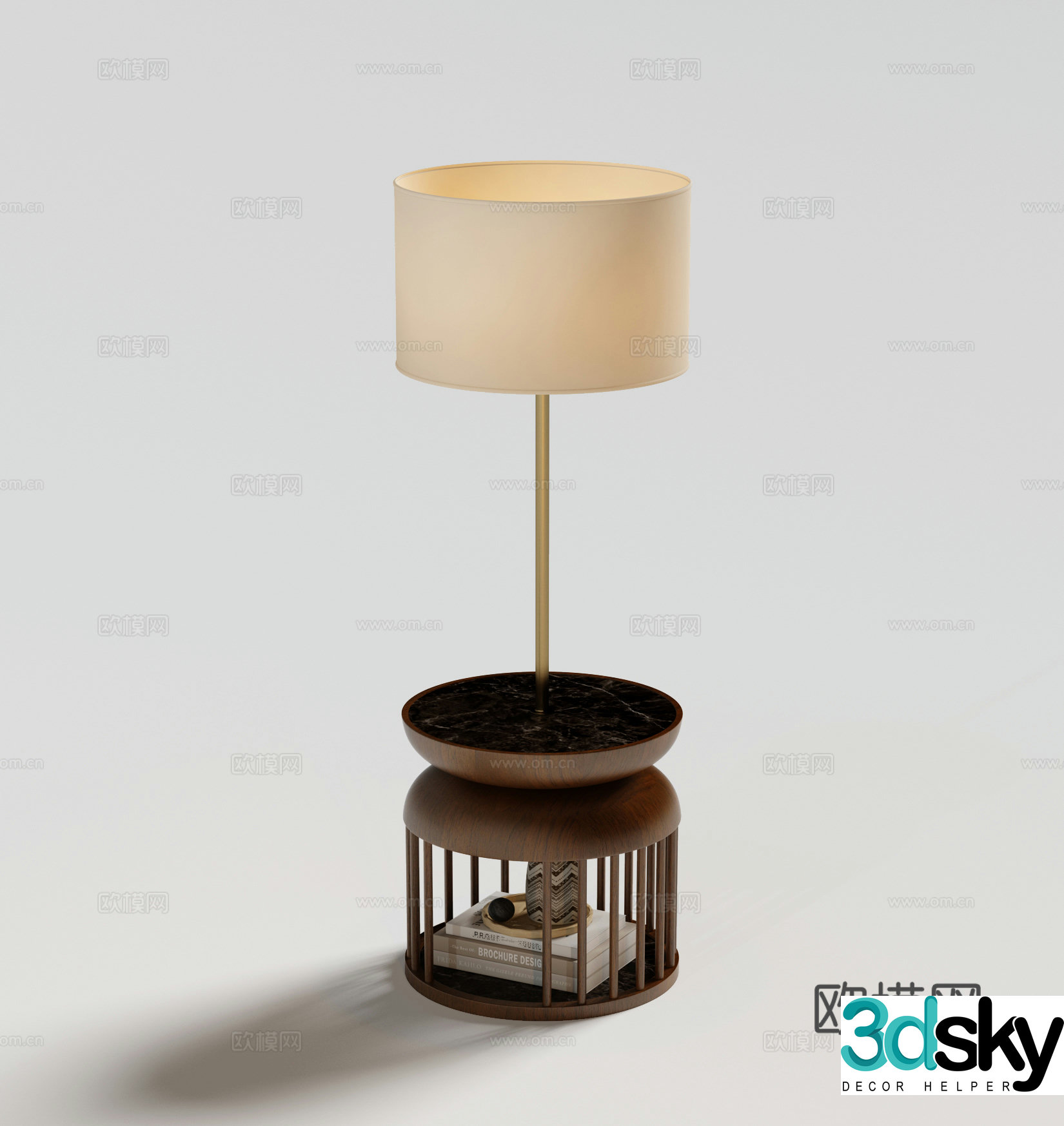 Modern floor lamp 3d model