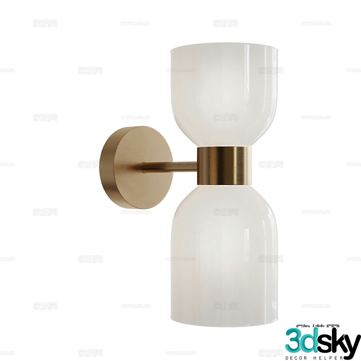 Minimalist wall lamp bedside wall lamp 3d model