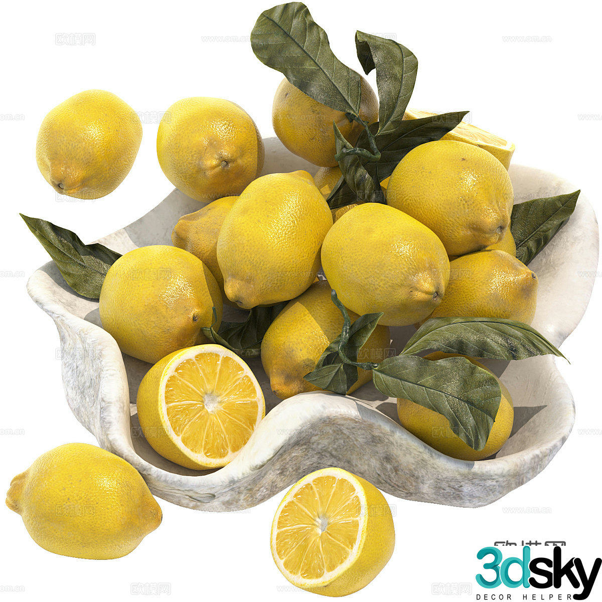 fruit lemon 3d model