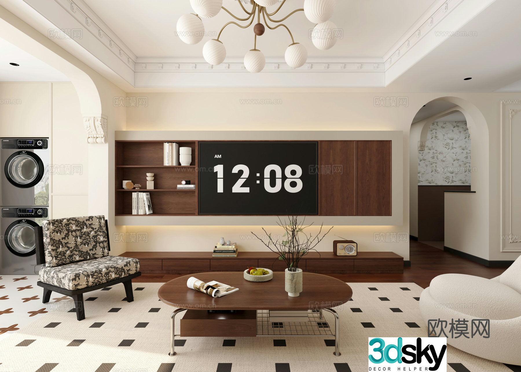 French restaurant 3d model
