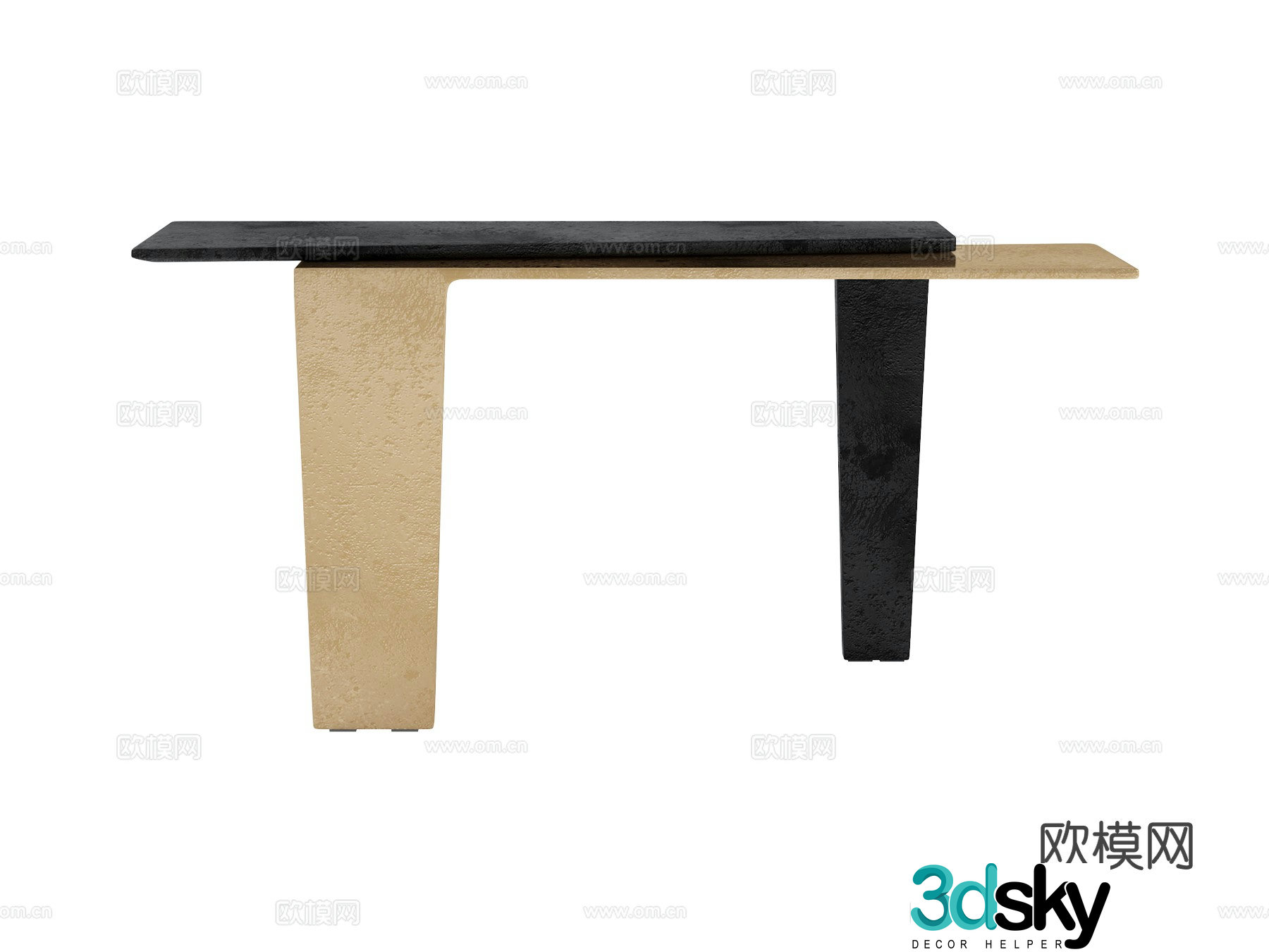 visionnaire Italian style entrance table entrance table 3D model