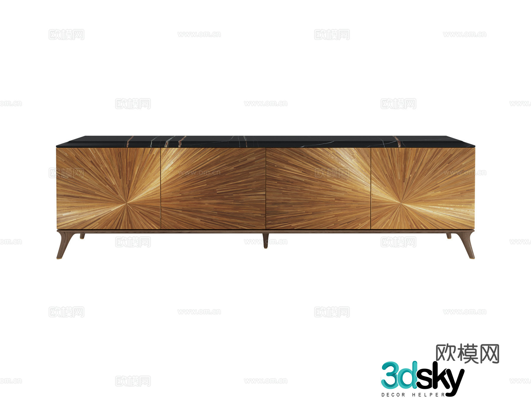 visionnaire tv cabinet 3d model