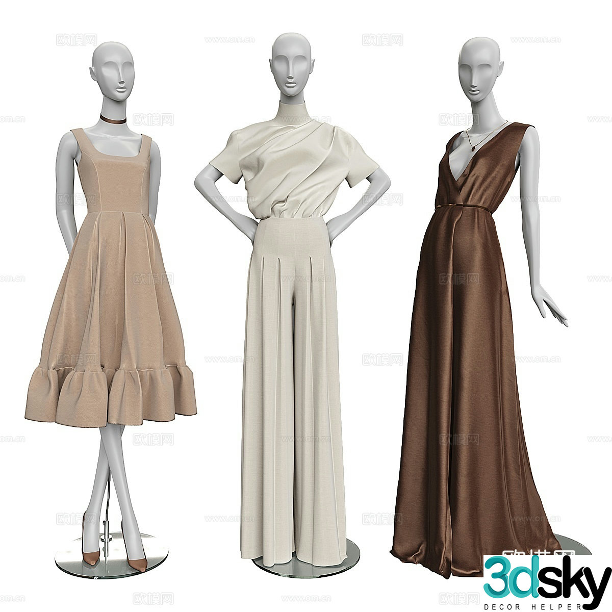 Character model clothing model 3d model