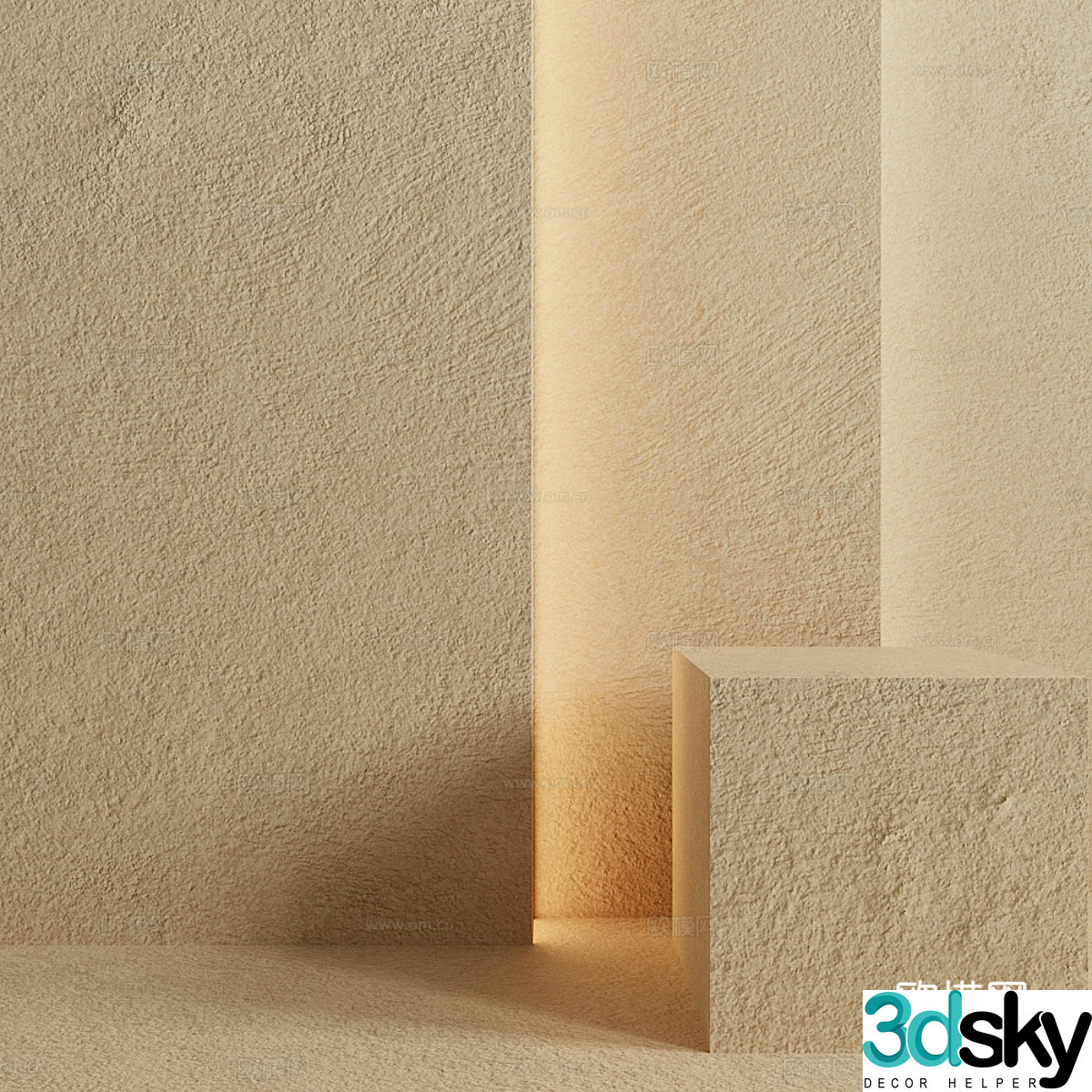 Texture paint art paint paint wall 3d model