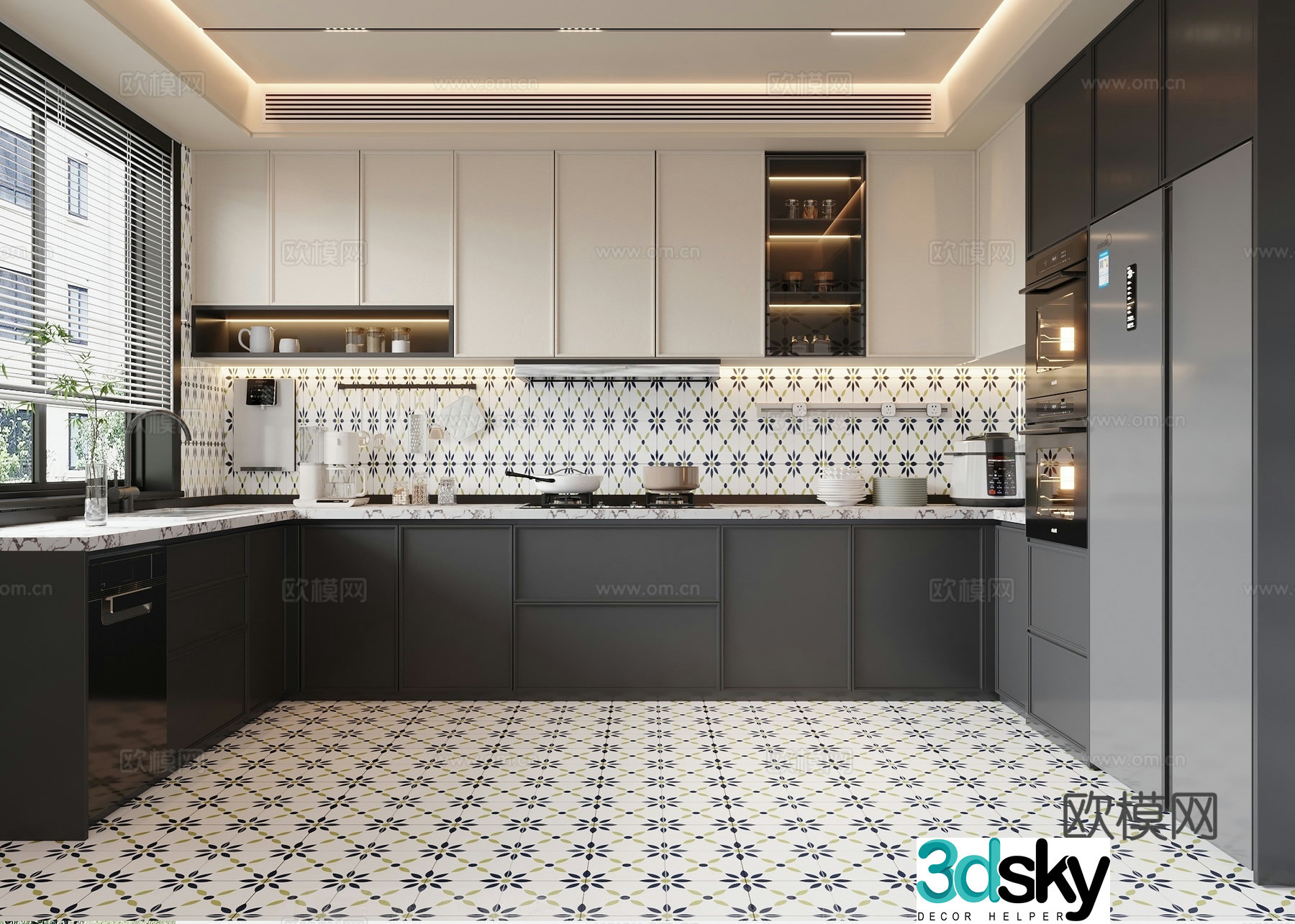 French kitchen 3d model