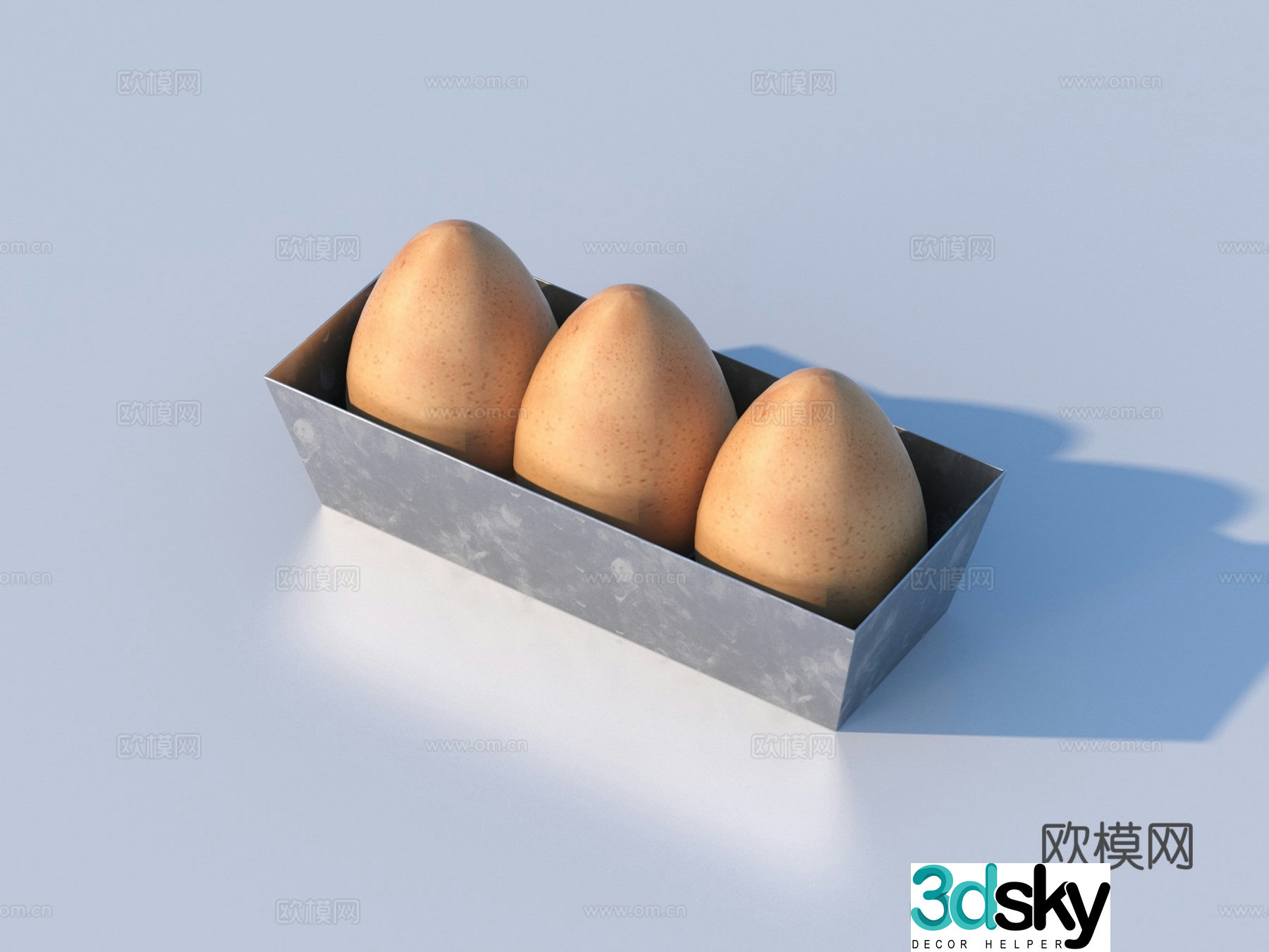 Egg food 3d model