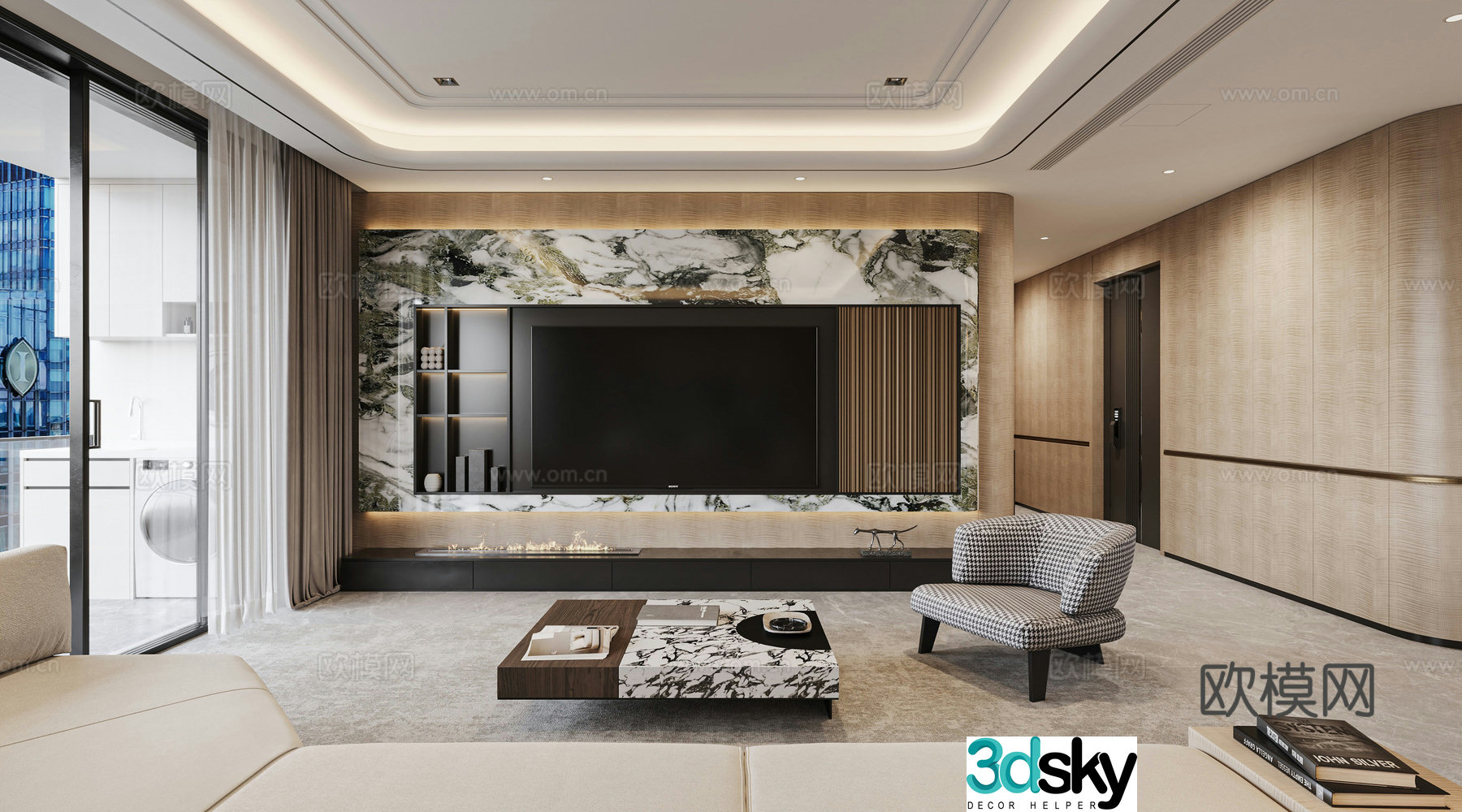 Italian restaurant 3d model