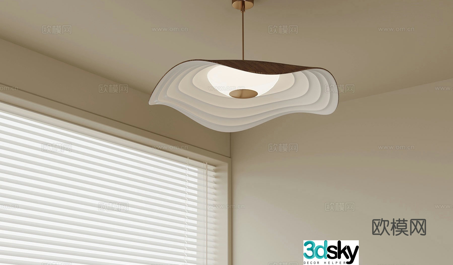 French chandelier dining room chandelier 3d model
