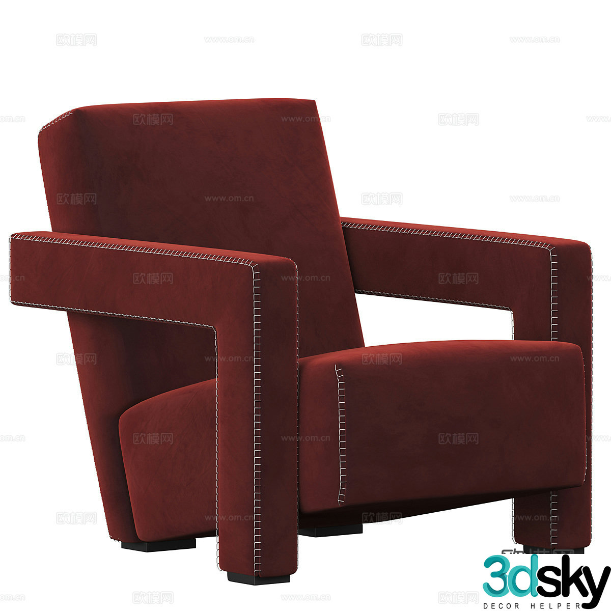 Modern sofa chair armchair 3d model