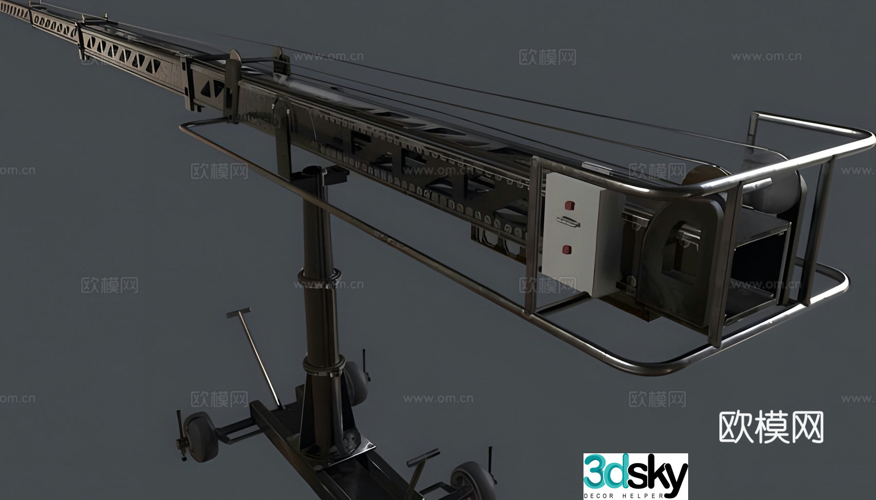 heavy machine gun gun firearm 3d model