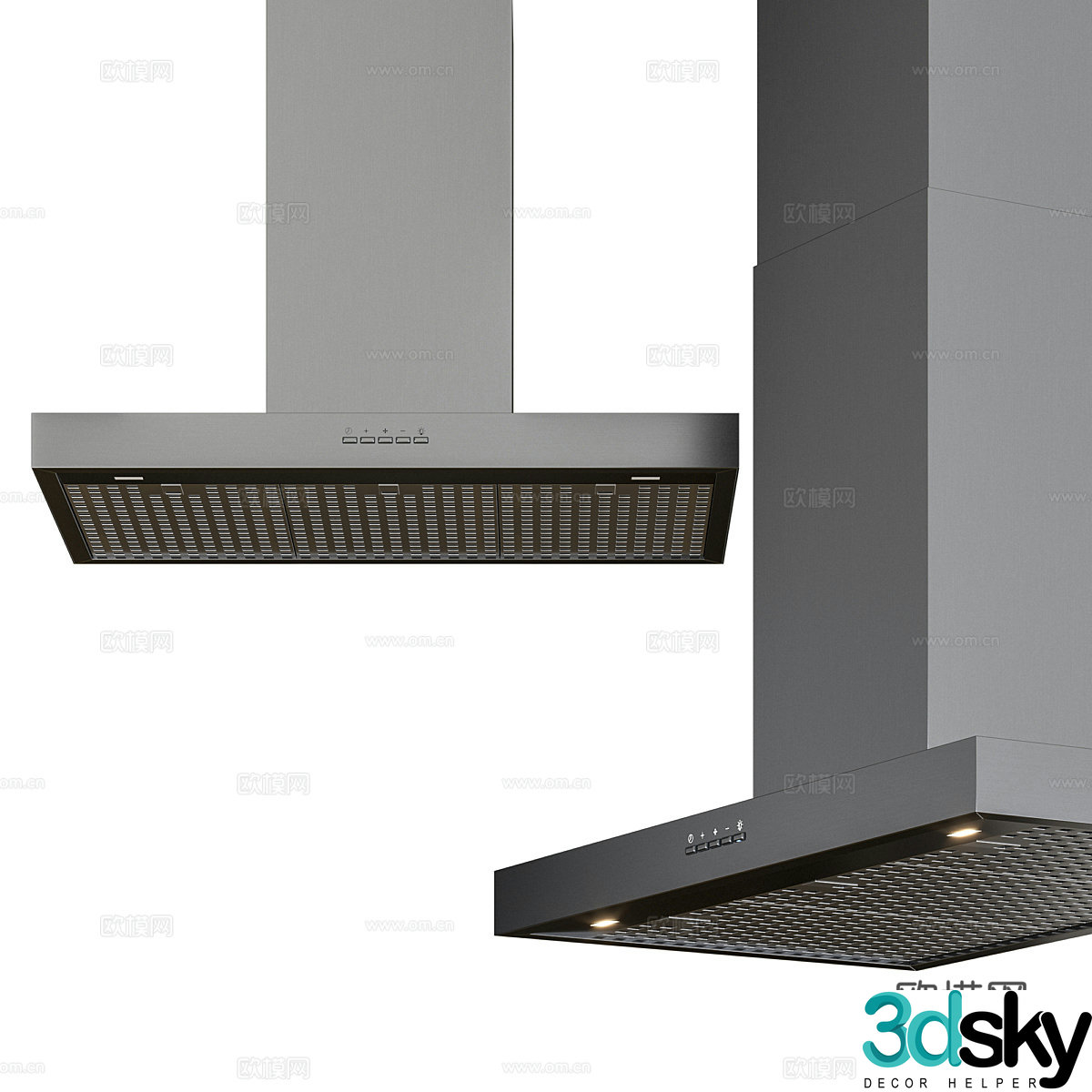Range hood 3d model