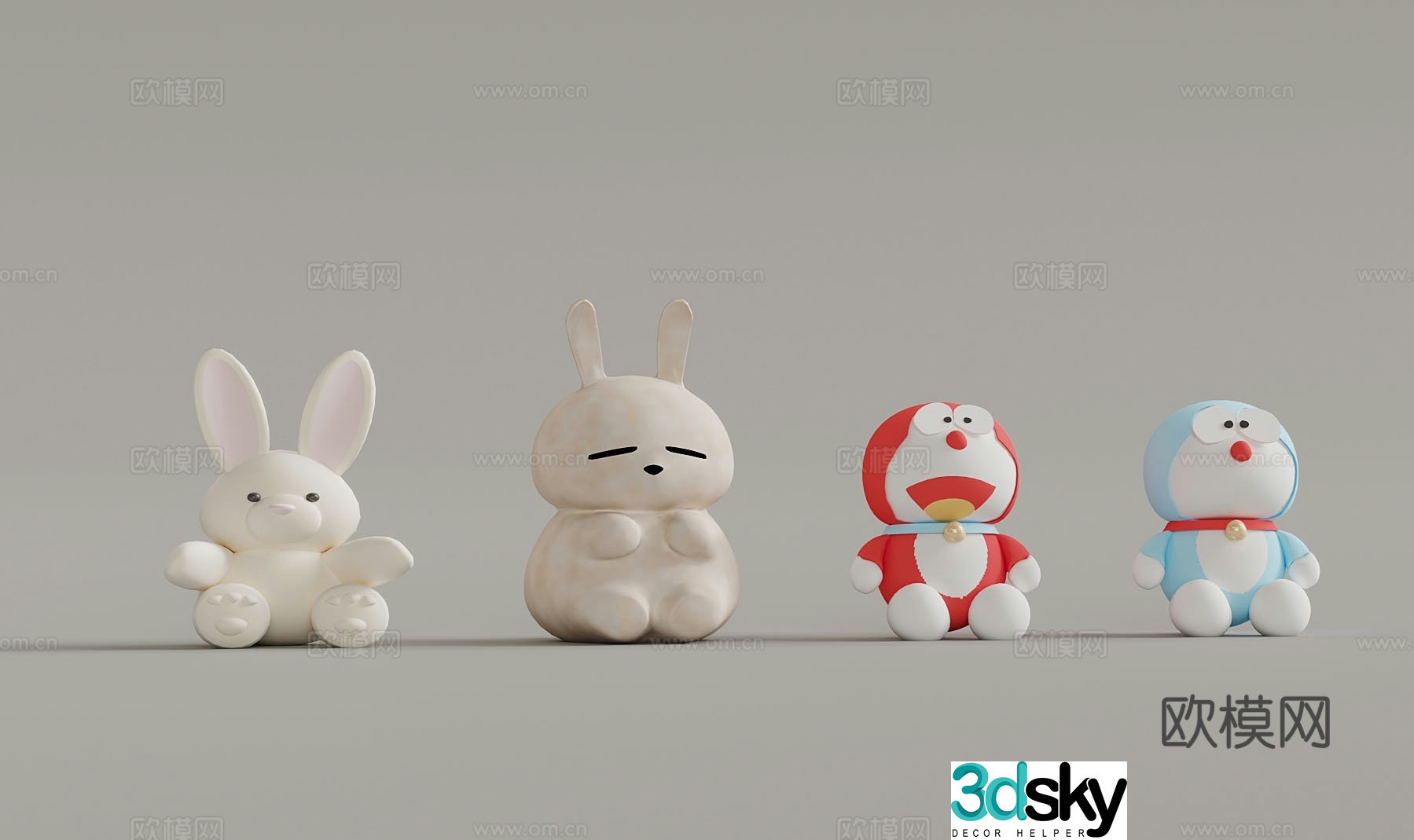 Modern children’s toys 3d model