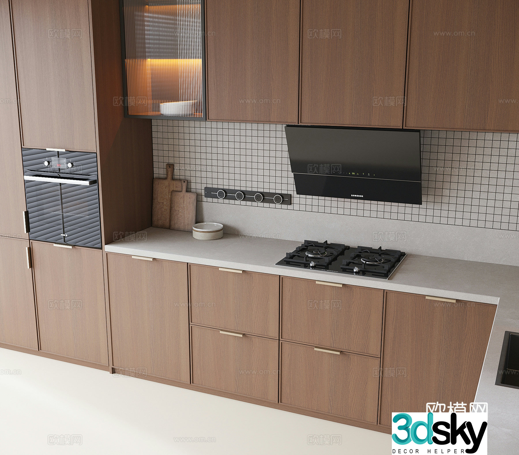 Modern cabinet 3d model